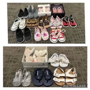 Baby Girl Shoes Size 0-3 month - 3 toddler